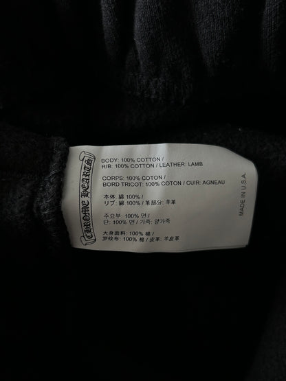 Chrome Hearts Black Triple Cross Patch Paper Jam Sweatpants