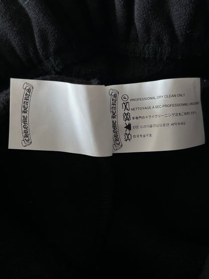 Chrome Hearts Black Triple Cross Patch Paper Jam Sweatpants