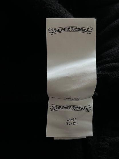 Chrome Hearts Black Triple Cross Patch Paper Jam Sweatpants