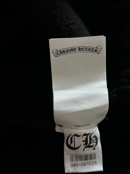 Chrome Hearts Black Triple Cross Patch Paper Jam Sweatpants