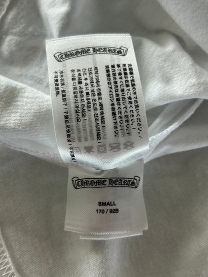 Chrome Hearts White & Black Miami Horseshoe Logo T-Shirt