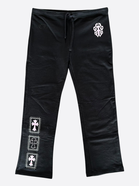 Chrome Hearts Black & Pink Deadly Doll Sweatpants