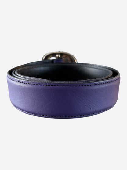 Chrome Hearts Purple & Silver Gunslinger Belt