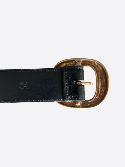Chrome Hearts Black & Brass Gunslinger Belt