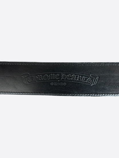 Chrome Hearts Black & Brass Gunslinger Belt