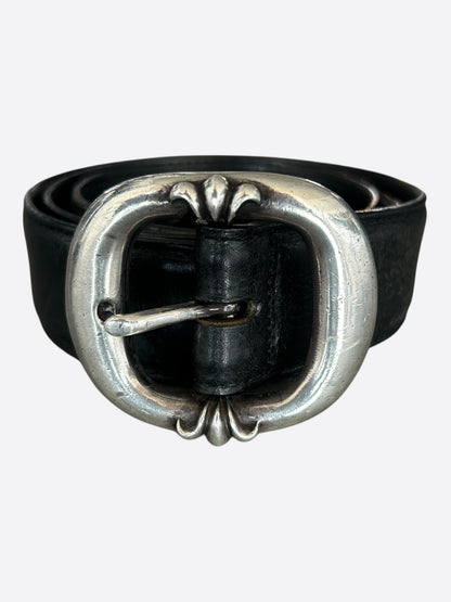 Chrome Hearts Black & Silver Gunslinger Belt