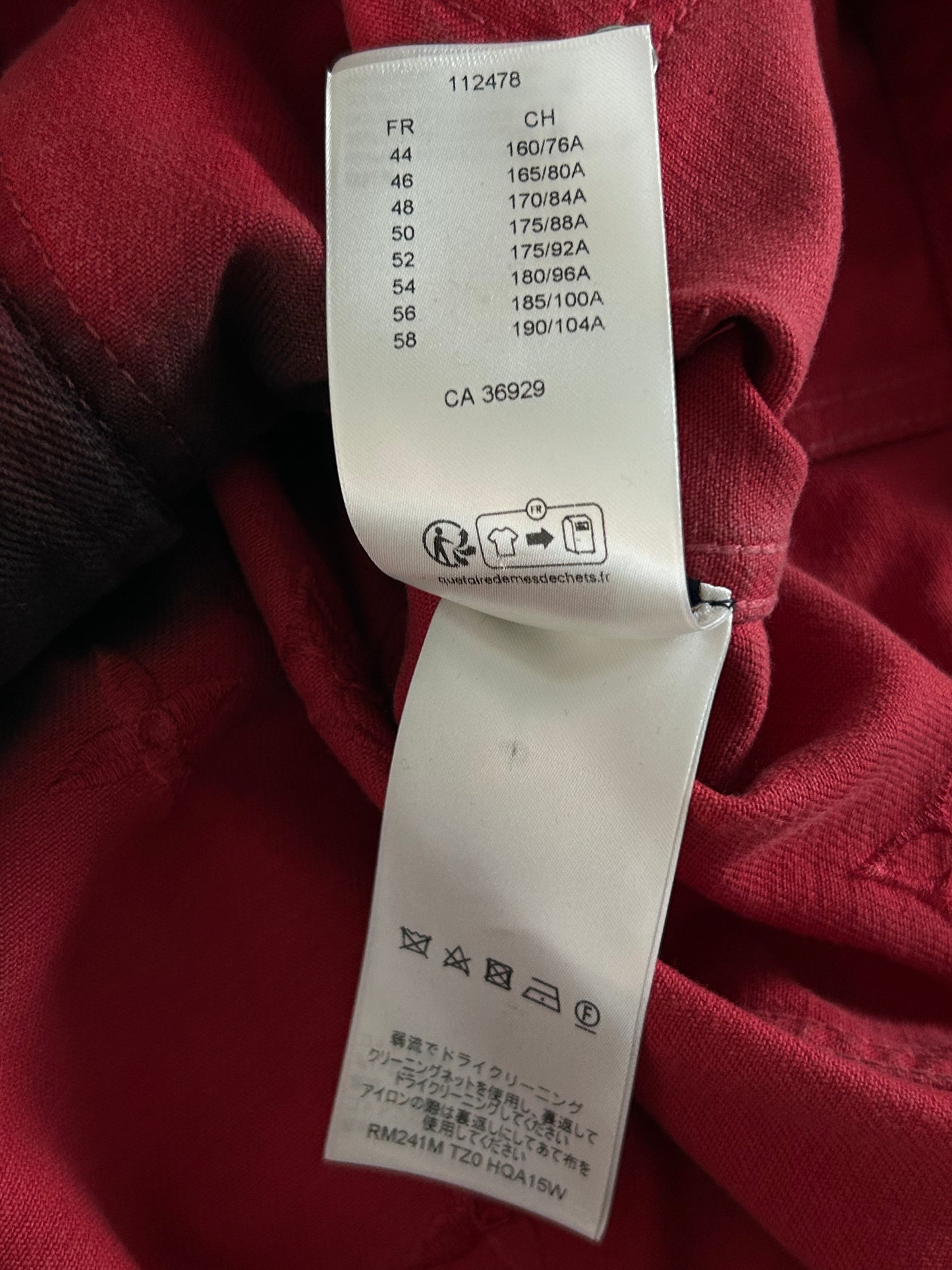 Louis Vuitton Black & Red Gradient Embroidered Monogram Denim Jacket