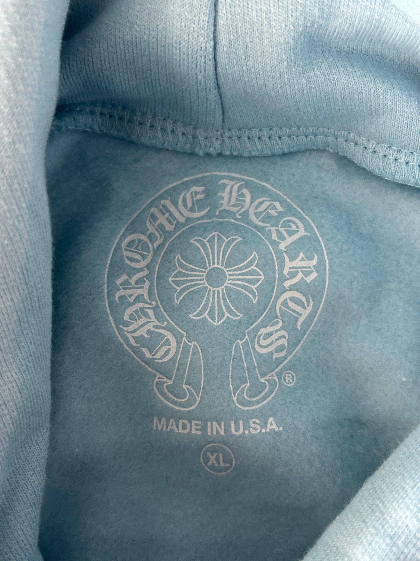 Chrome Hearts Blue Miami Art Basel Exclusive Hoodie