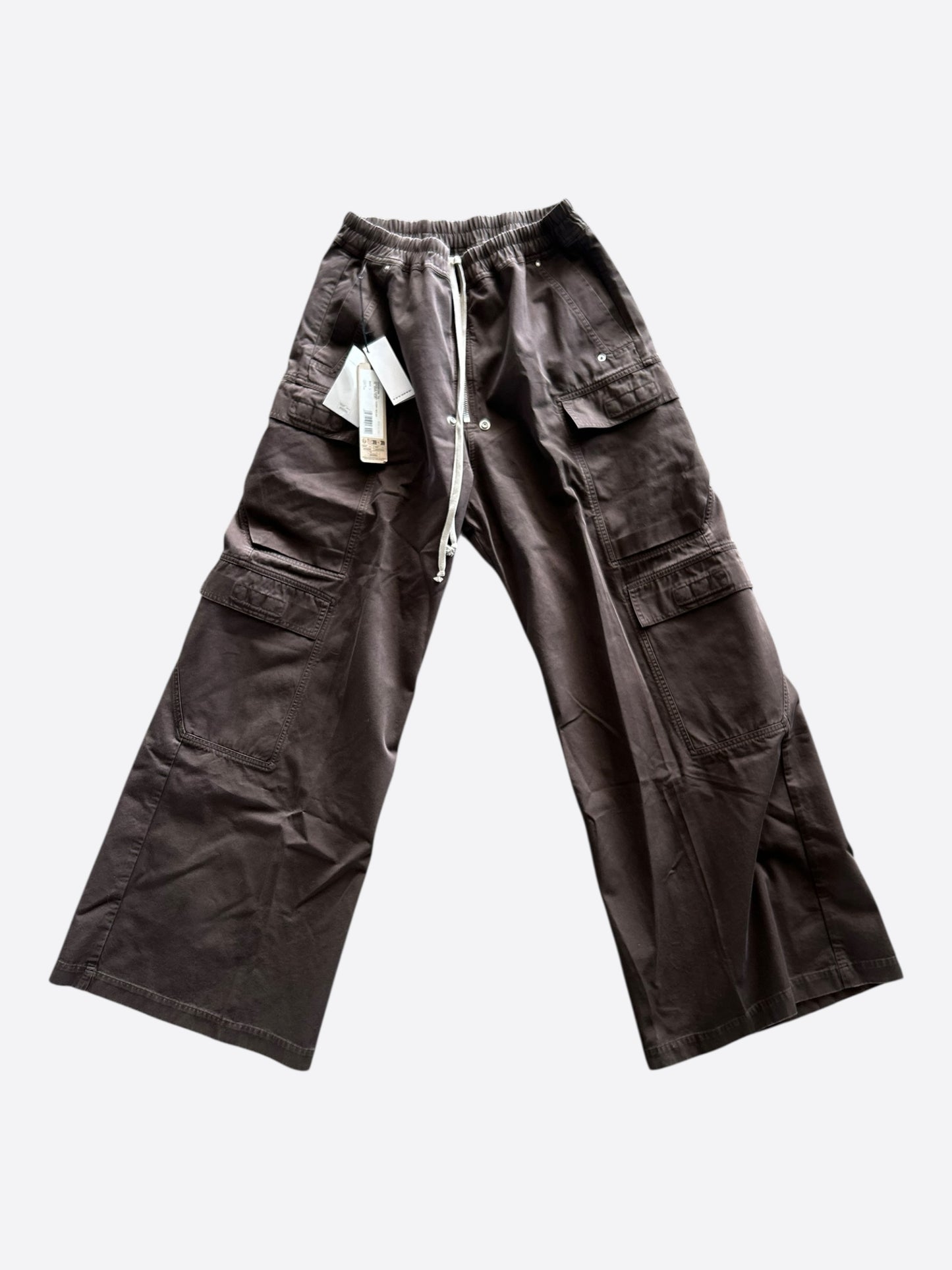 Rick Owens Brown Cargo Bela Jumbo Pants