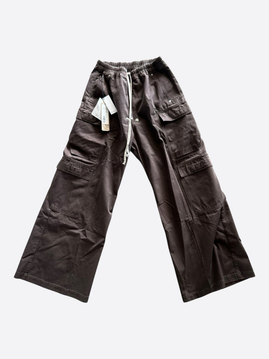 Rick Owens Brown Cargo Bela Jumbo Pants