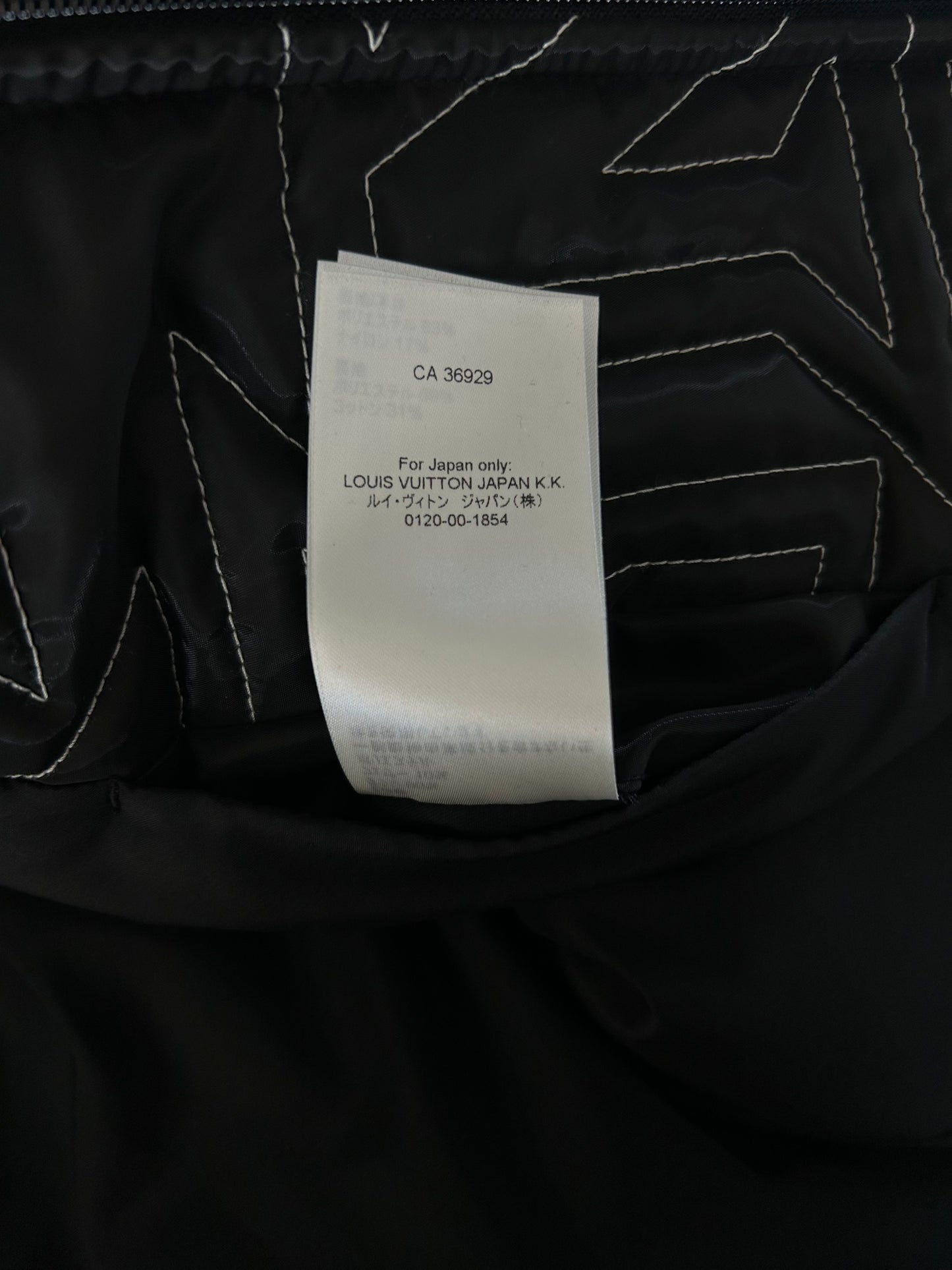 Louis Vuitton Black & White Snow Capsule Puffer Jacket