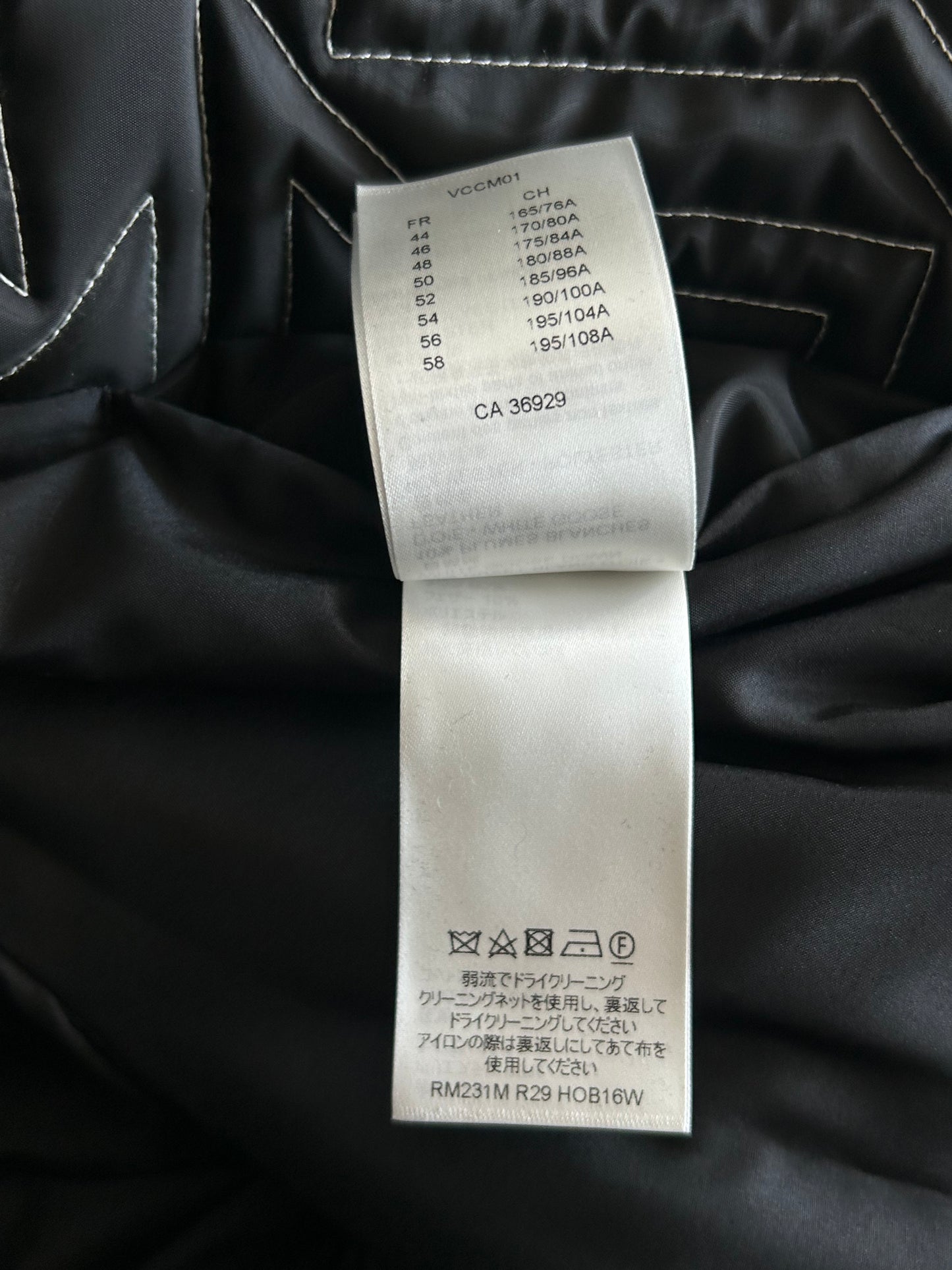 Louis Vuitton Black & White Snow Capsule Puffer Jacket