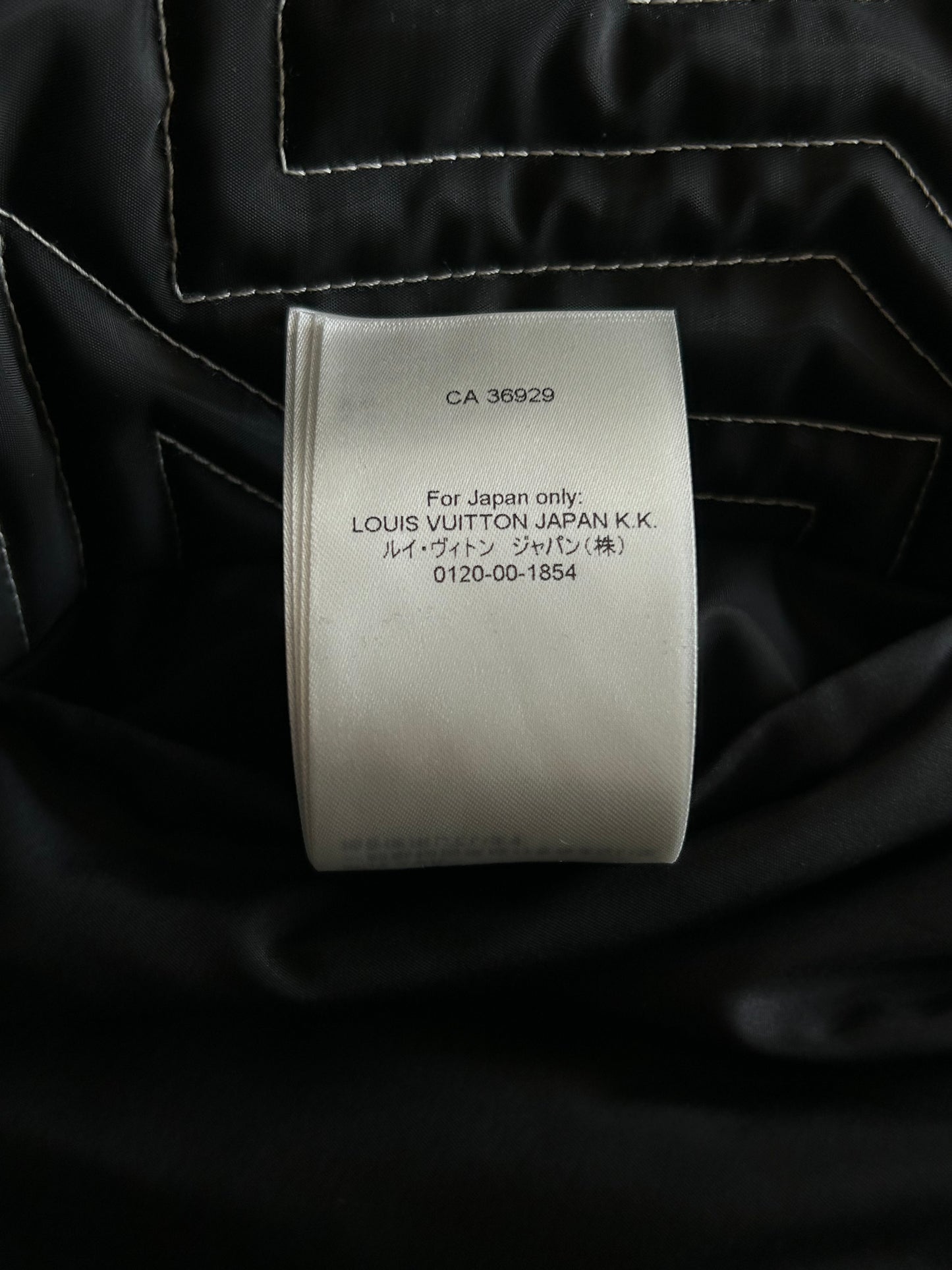 Louis Vuitton Black & White Snow Capsule Puffer Jacket