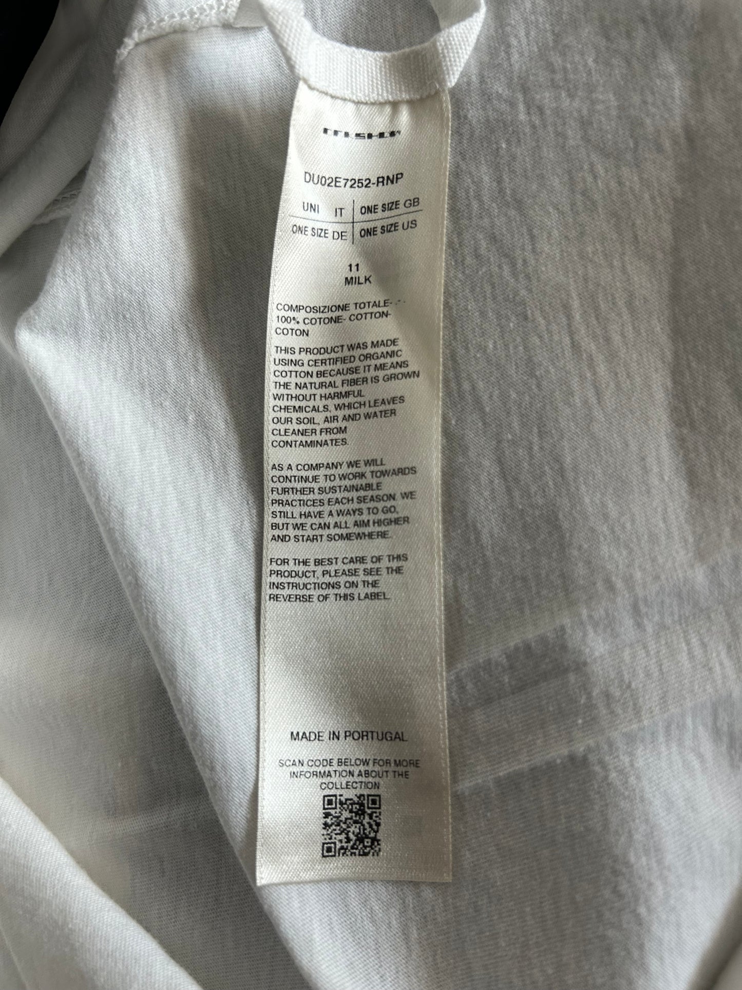 Rick Owens White Walrus T-Shirt