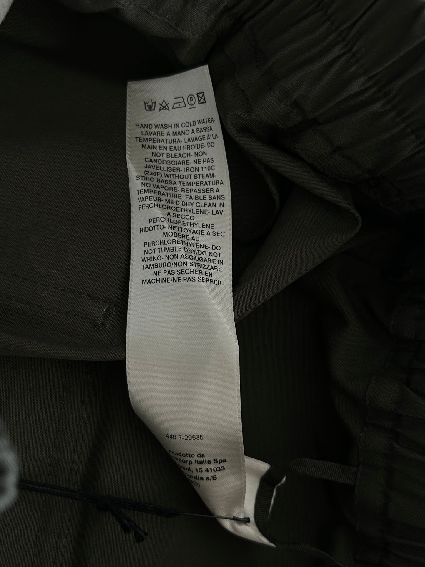 Rick Owens Olive Cargo Bela Wide Pants