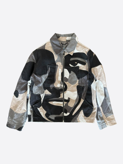 Louis Vuitton KidSuper Camouflage Monogram Face Work Jacket