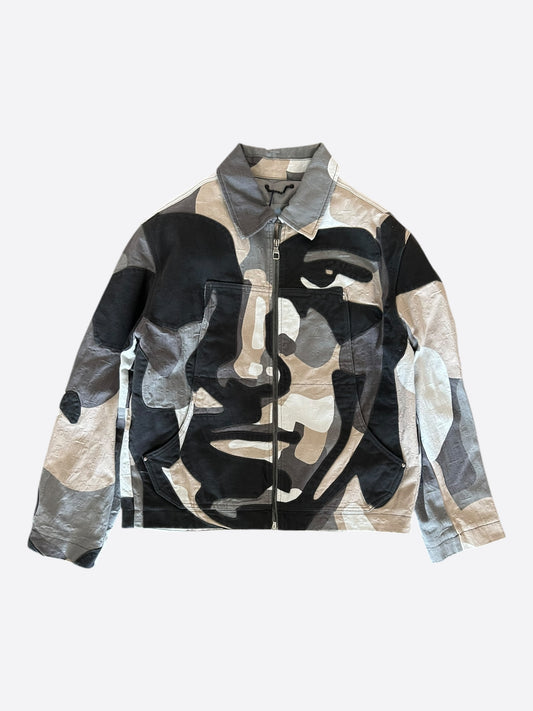 Louis Vuitton KidSuper Camouflage Monogram Face Work Jacket