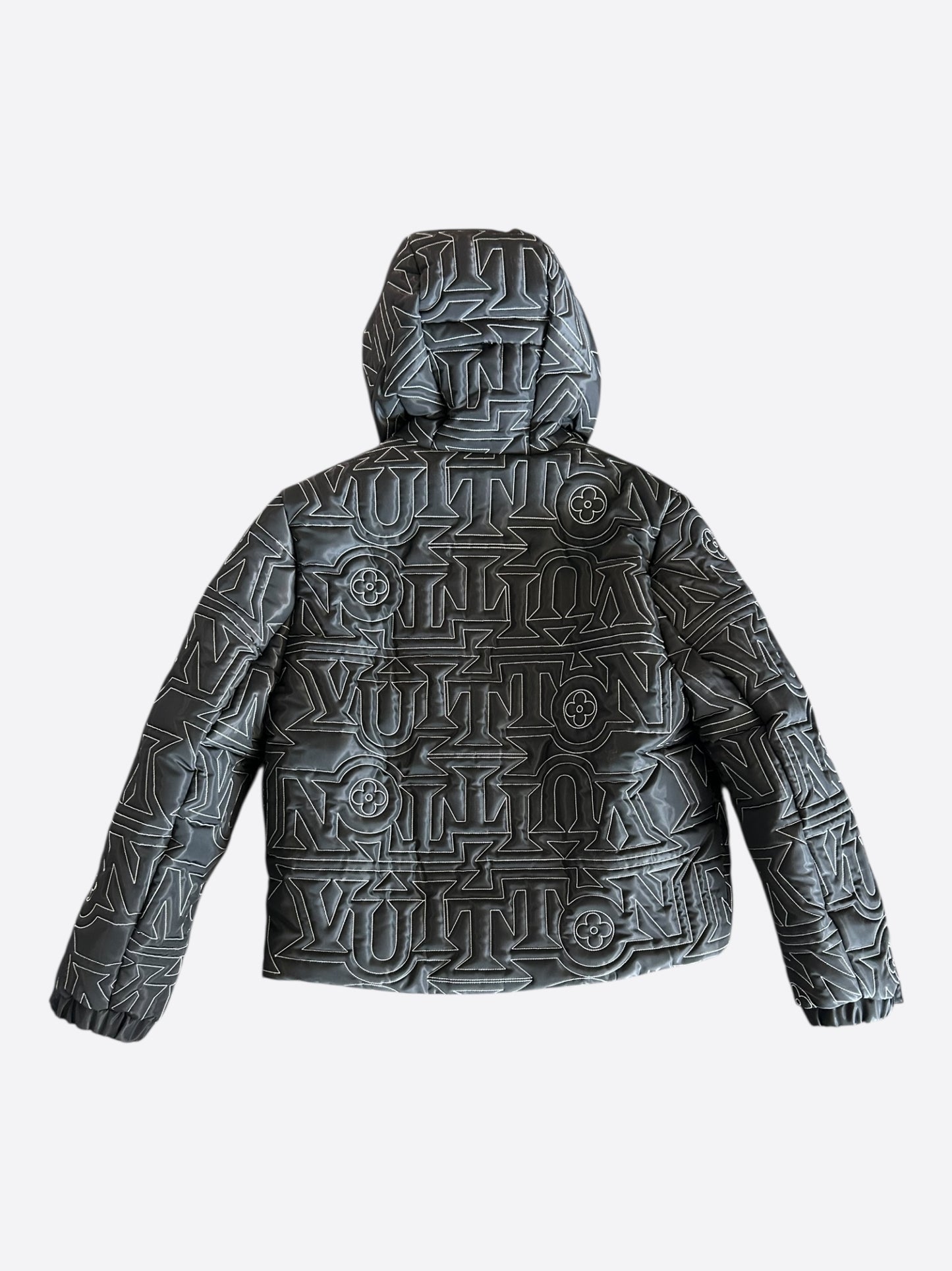 Louis Vuitton Black & White Snow Capsule Puffer Jacket