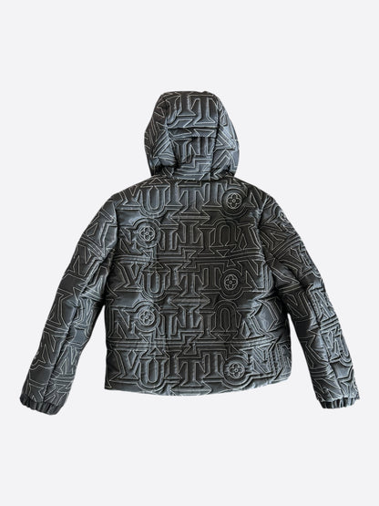Louis Vuitton Black & White Snow Capsule Puffer Jacket