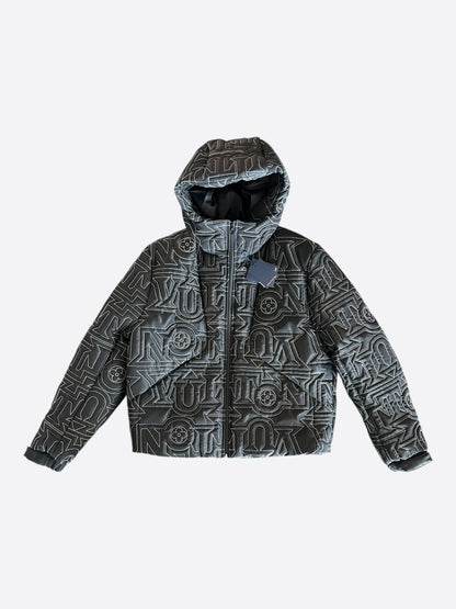 Louis Vuitton Black & White Snow Capsule Puffer Jacket