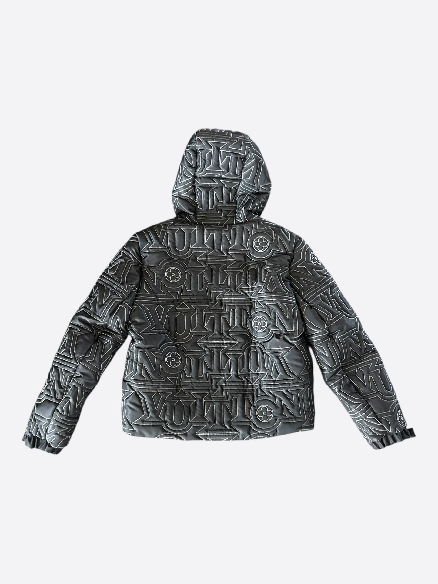 Louis Vuitton Black & White Snow Capsule Puffer Jacket