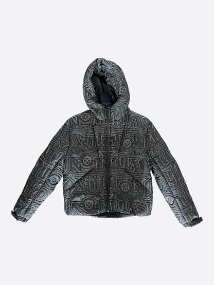 Louis Vuitton Black & White Snow Capsule Puffer Jacket