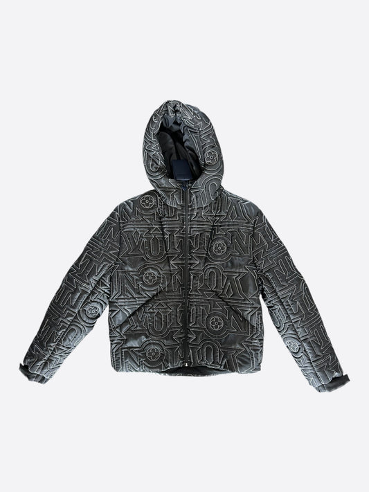 Louis Vuitton Black & White Snow Capsule Puffer Jacket