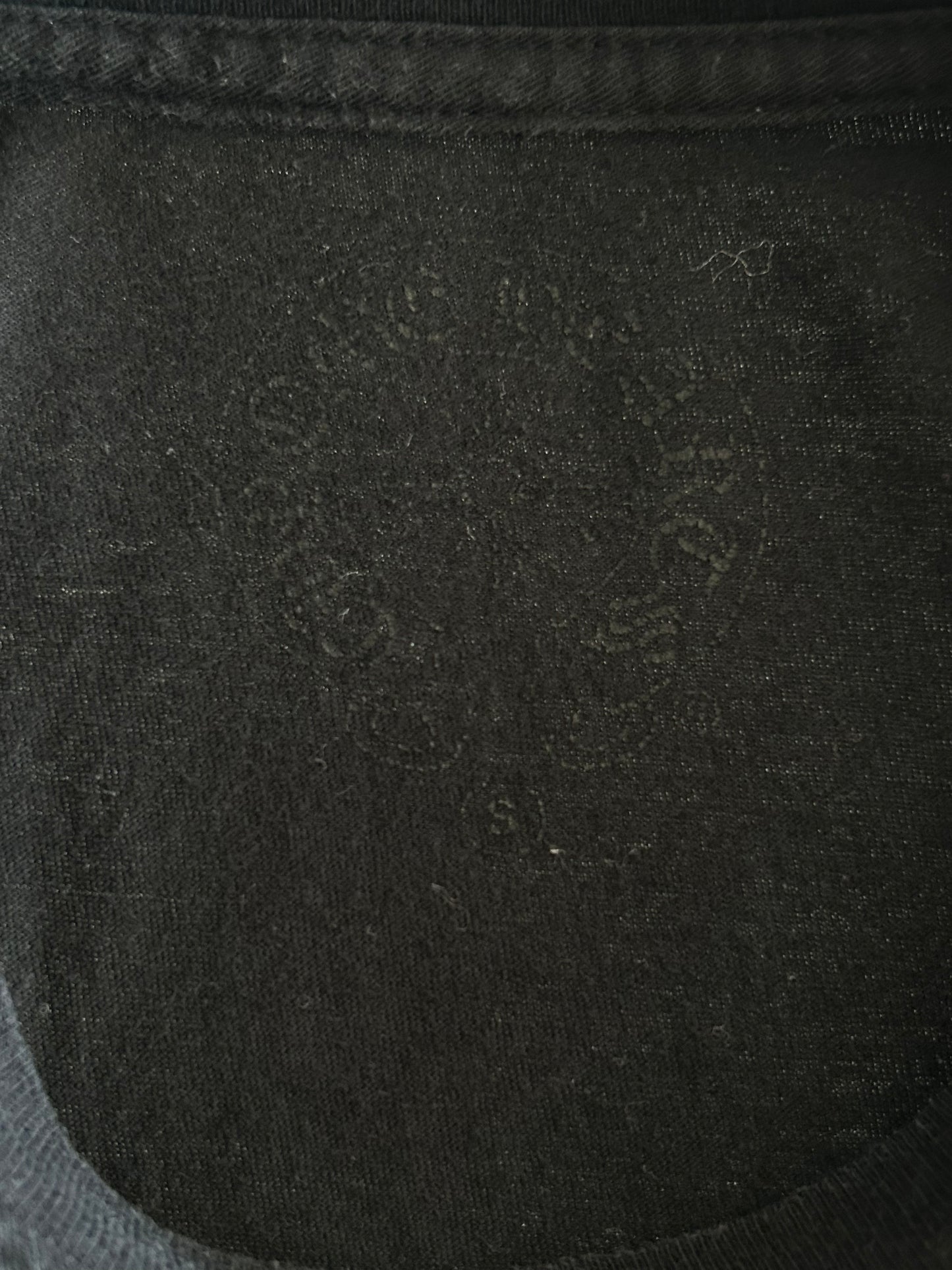 Chrome Hearts Black & Yellow Dagger Logo T-Shirt