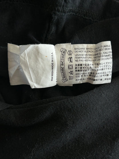 Chrome Hearts Black & Yellow Dagger Logo T-Shirt