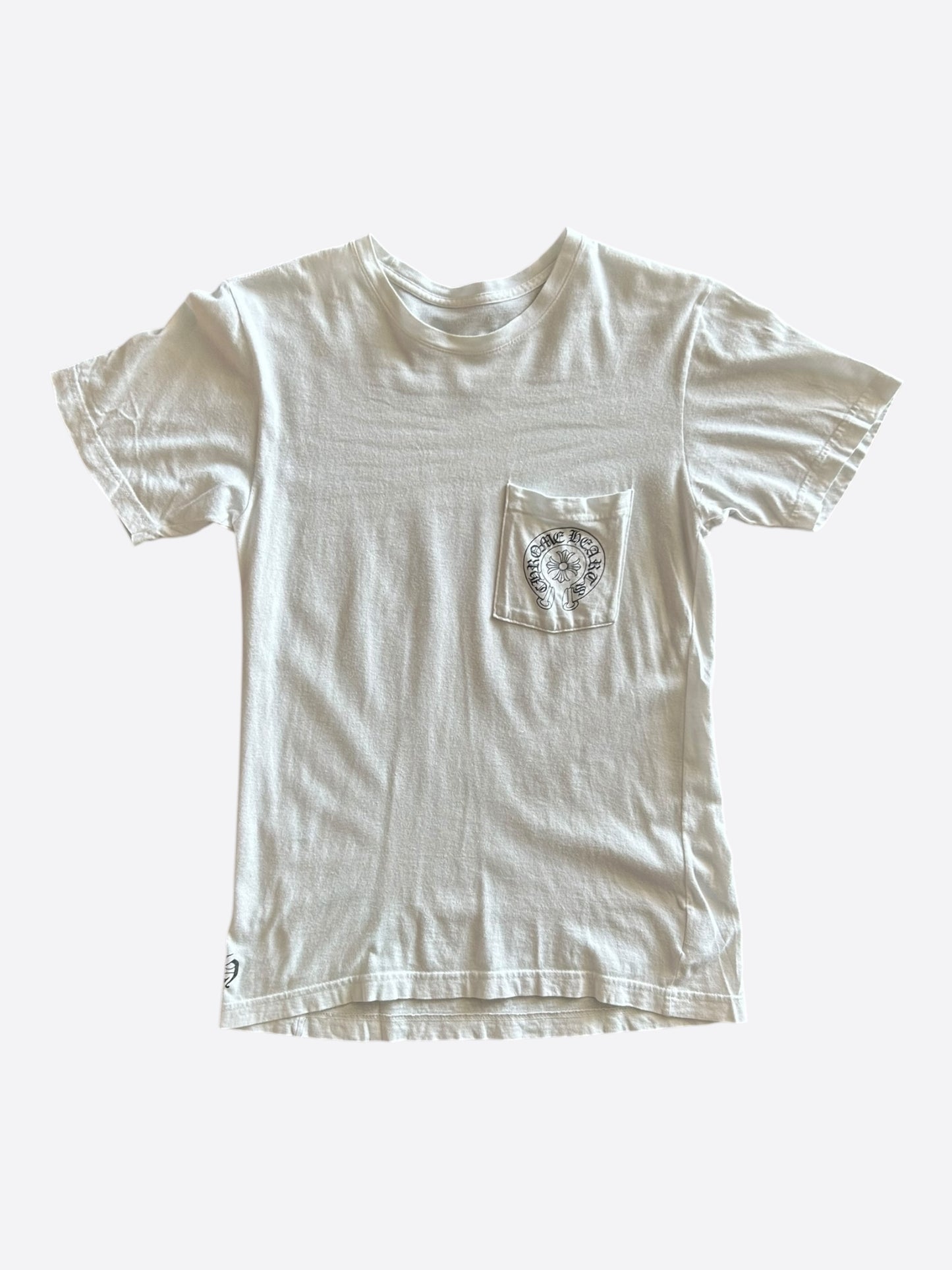 Chrome Hearts White & Black Hangzhou Exclusive Horseshoe Logo T-Shirt