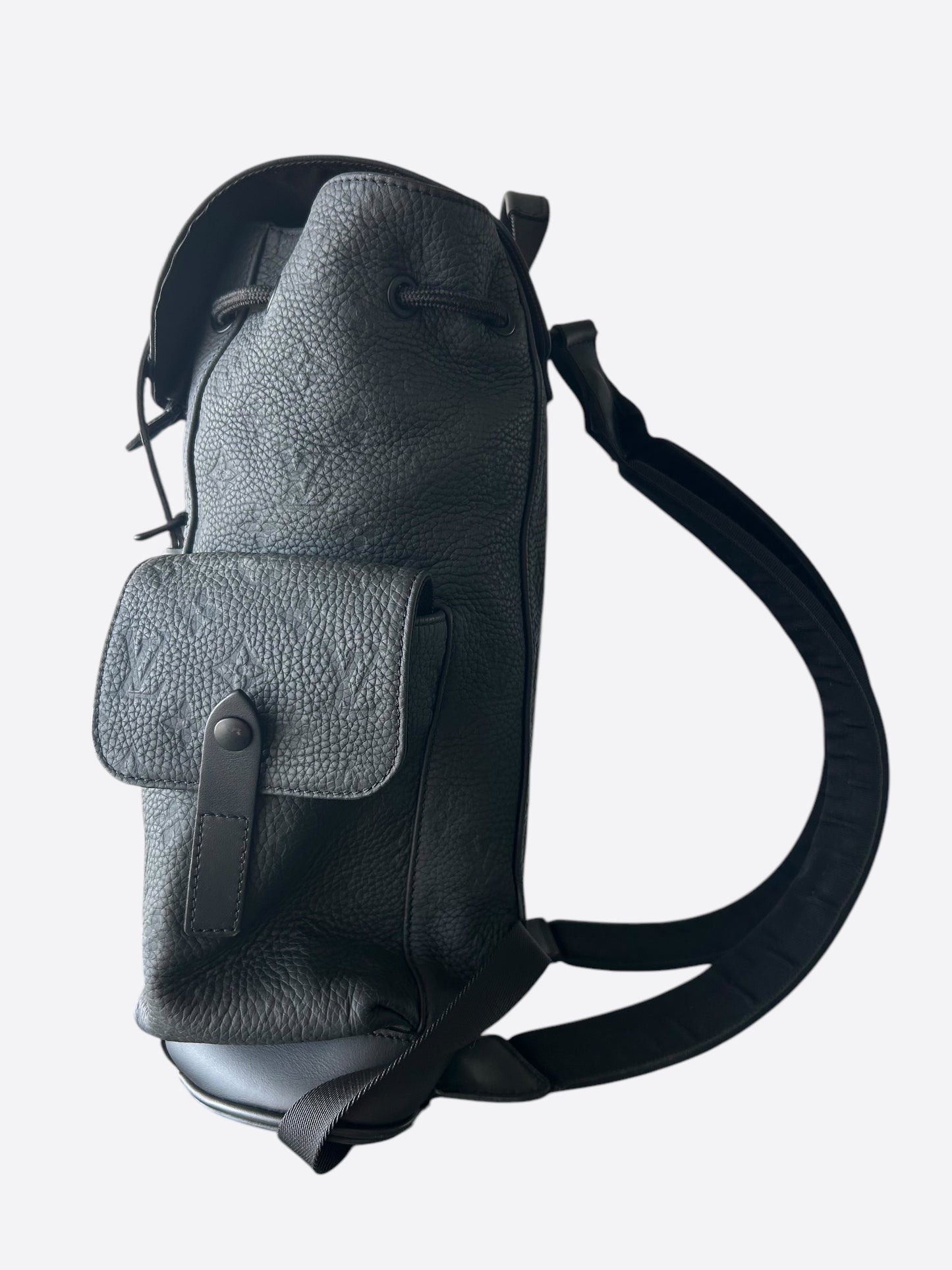 Louis Vuitton Black Taurillon Monogram Christopher Backpack