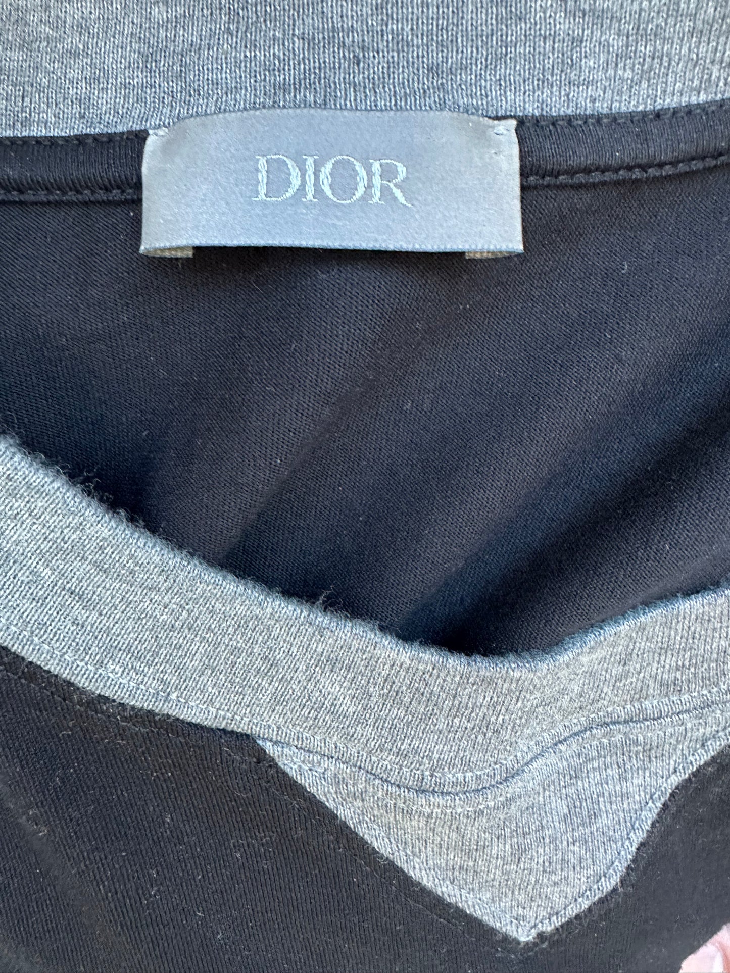 Dior Black & Grey Atelier Logo T-Shirt