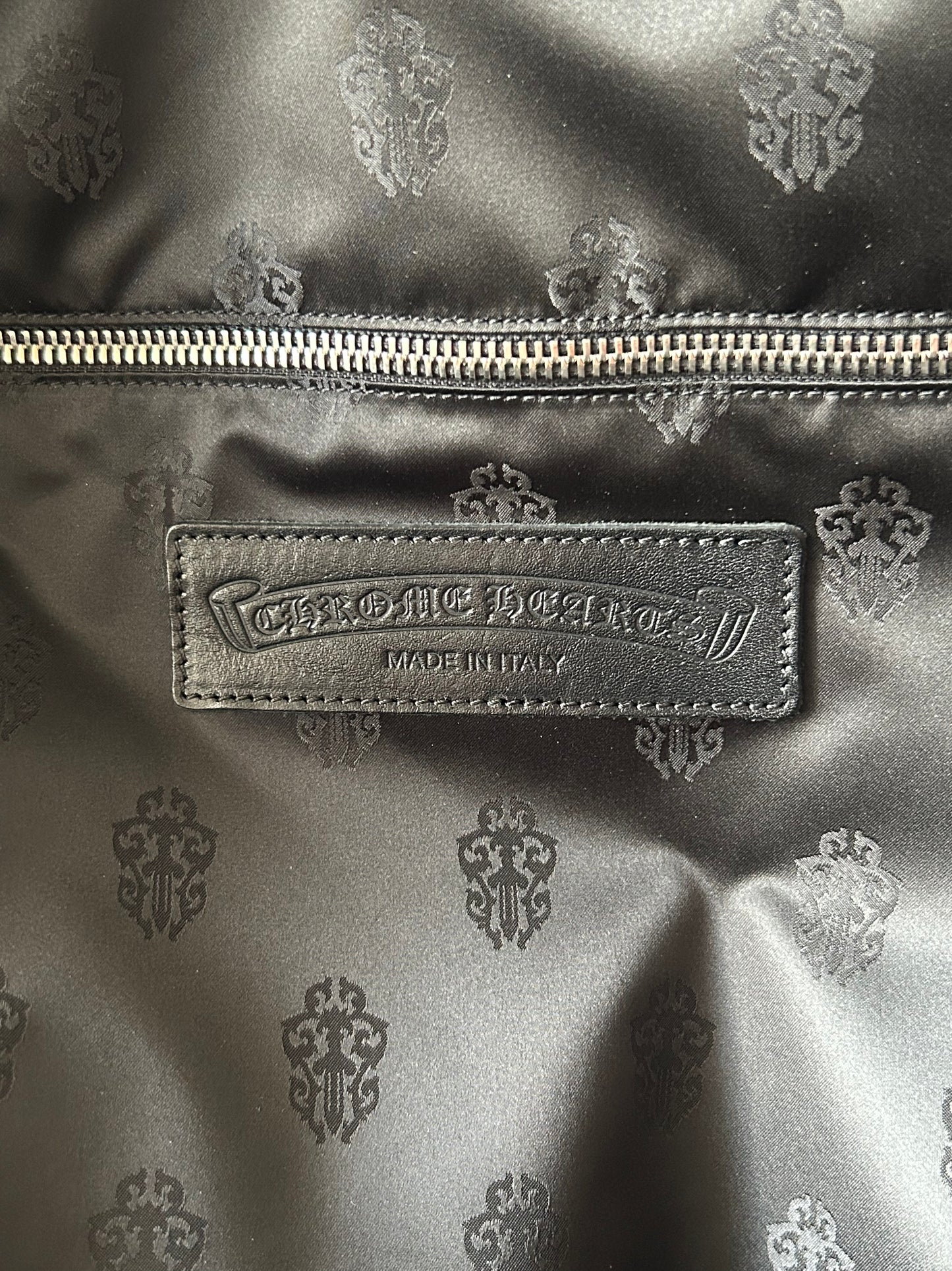 Chrome Hearts Black Stencil 7th Grade Nylon Backpack