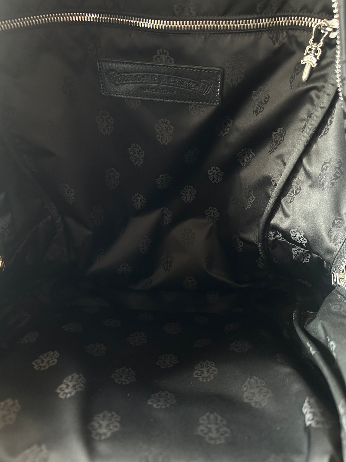 Chrome Hearts Black Stencil 7th Grade Nylon Backpack