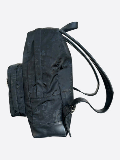 Chrome Hearts Black Stencil 7th Grade Nylon Backpack