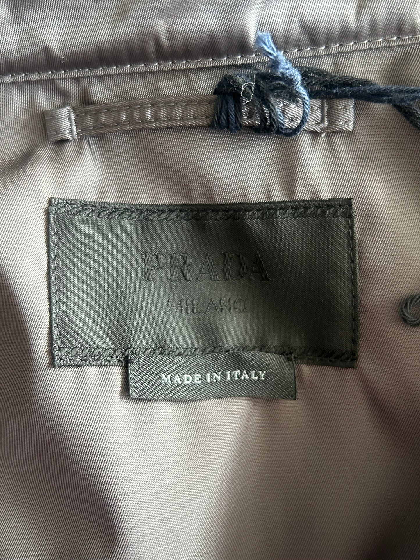 Prada Brown Re-Nylon Button Up Overshirt