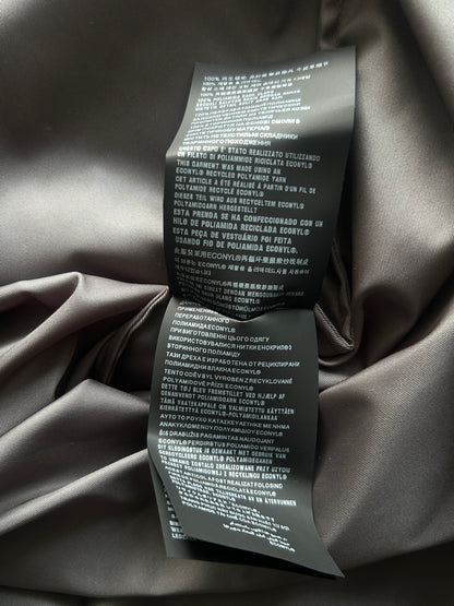 Prada Brown Re-Nylon Button Up Overshirt