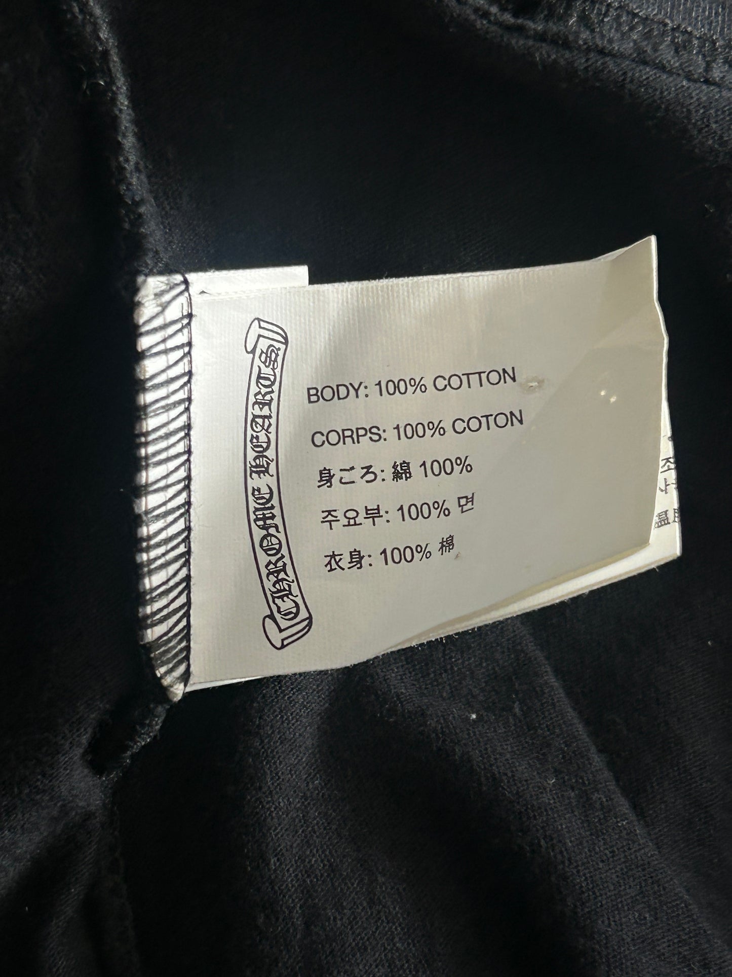 Chrome Hearts Black & White Made In Hollywood T-Shirt