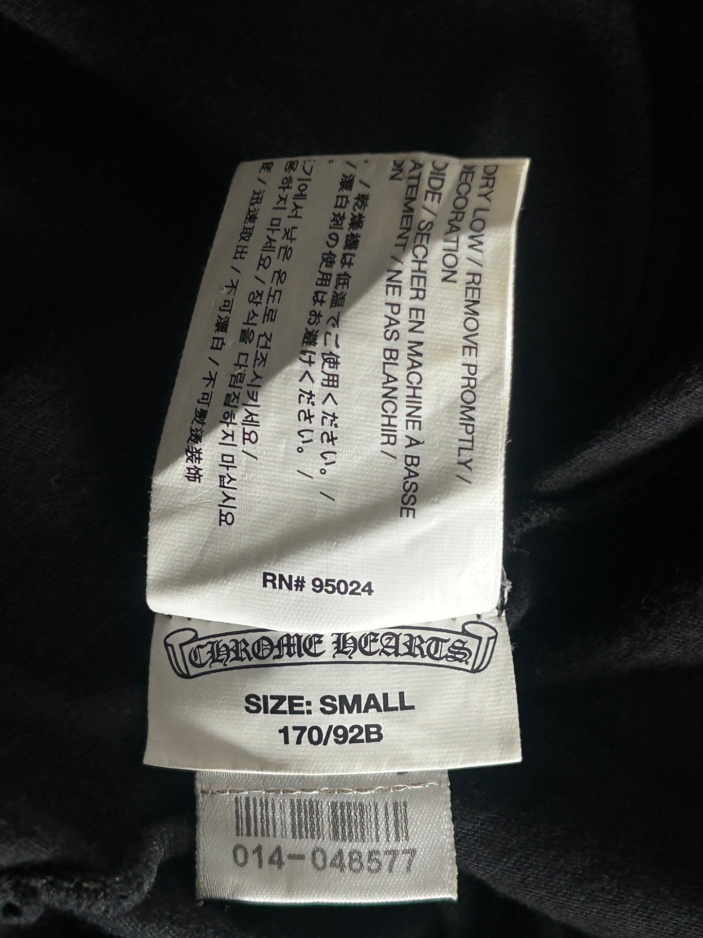 Chrome Hearts Black & White Made In Hollywood T-Shirt