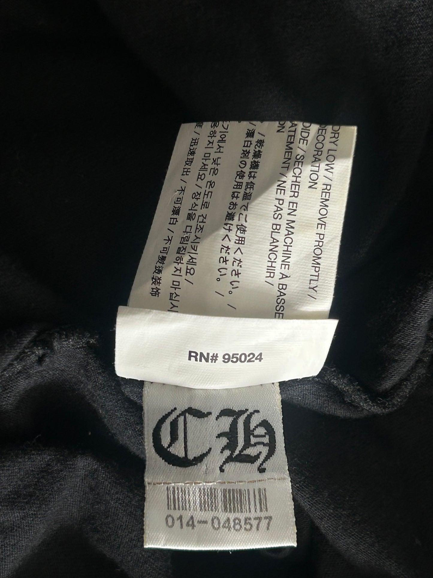 Chrome Hearts Black & White Made In Hollywood T-Shirt