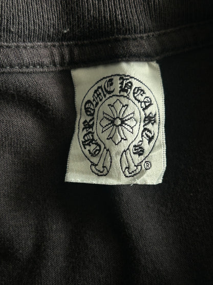 Chrome Hearts Black & White Horseshoe Star Logo T-Shirt
