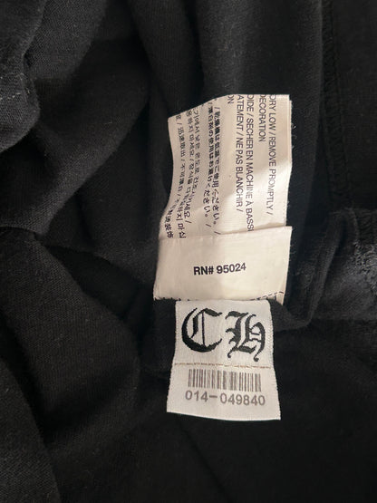 Chrome Hearts Black & Yellow Dagger Logo T-Shirt