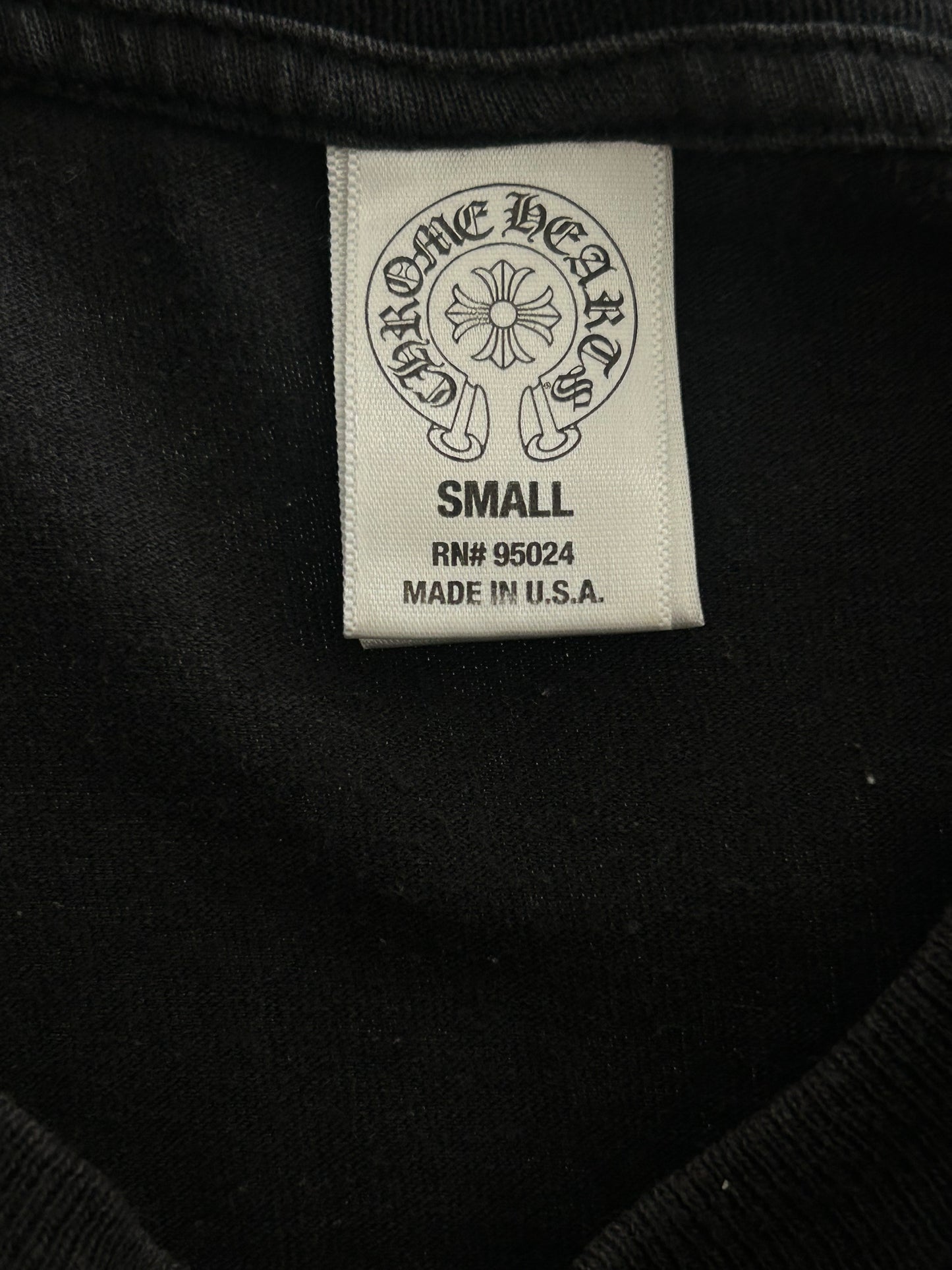 Chrome Hearts Black & White Triple Cross T-Shirt