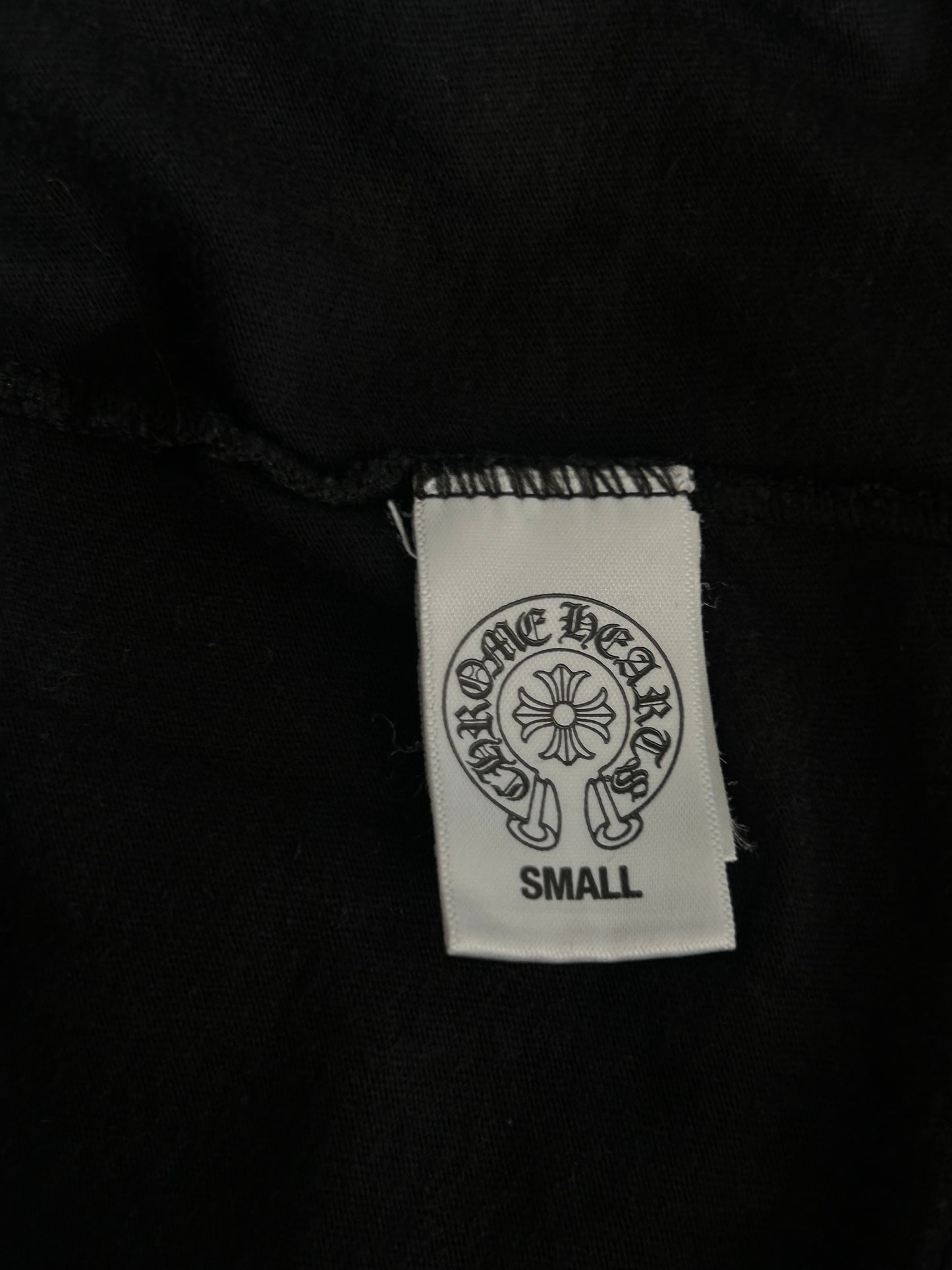Chrome Hearts Black & White Scroll Logo T-Shirt