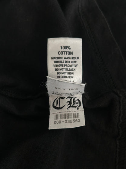 Chrome Hearts Black & White Scroll Logo T-Shirt