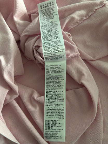 Balenciaga Pink & Black Logo T-Shirt