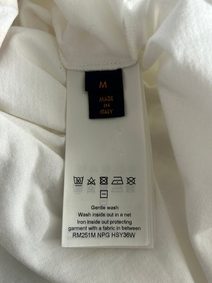 Louis Vuitton White Ski Graphic T-Shirt