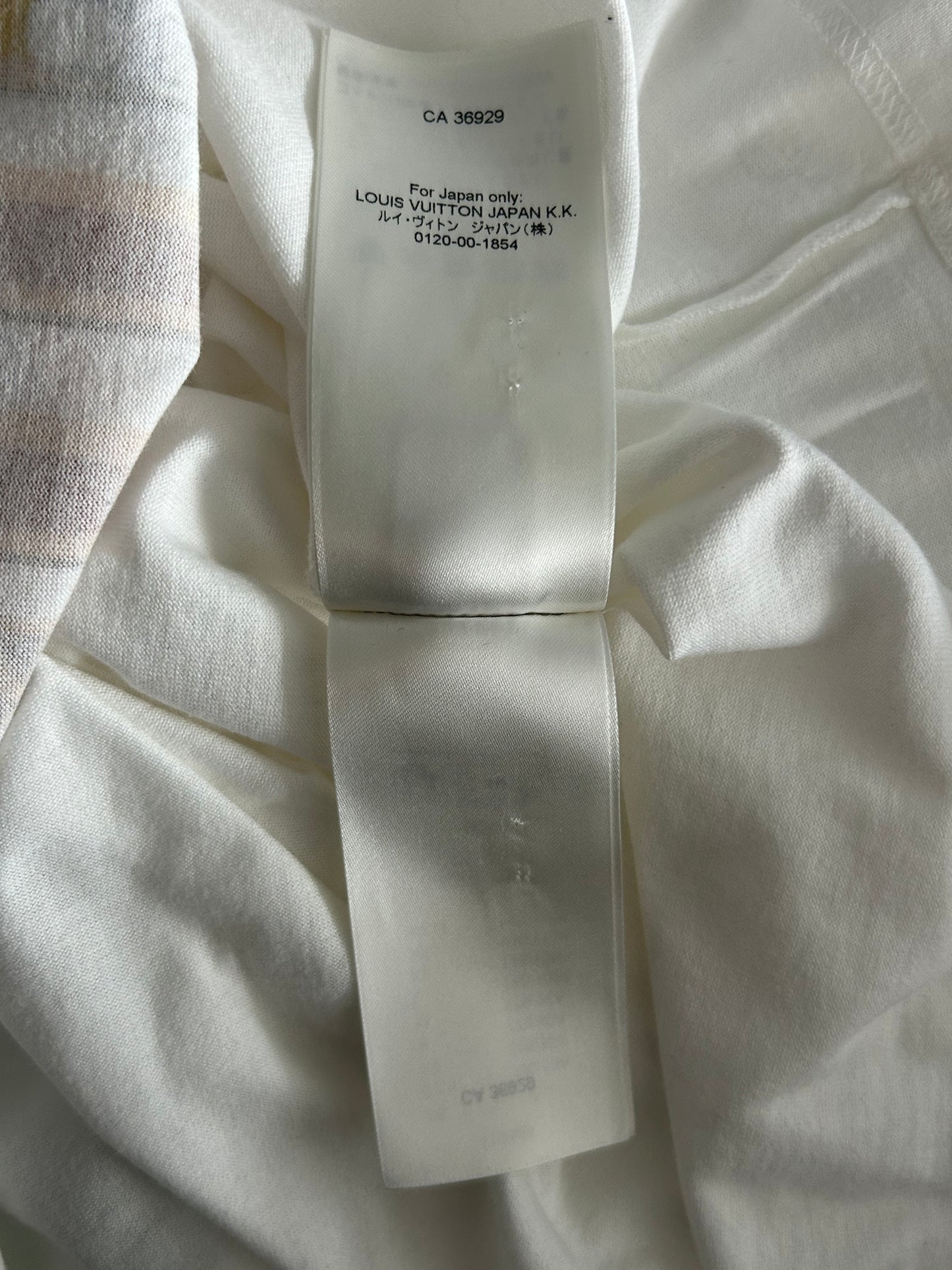 Louis Vuitton White Ski Graphic T-Shirt