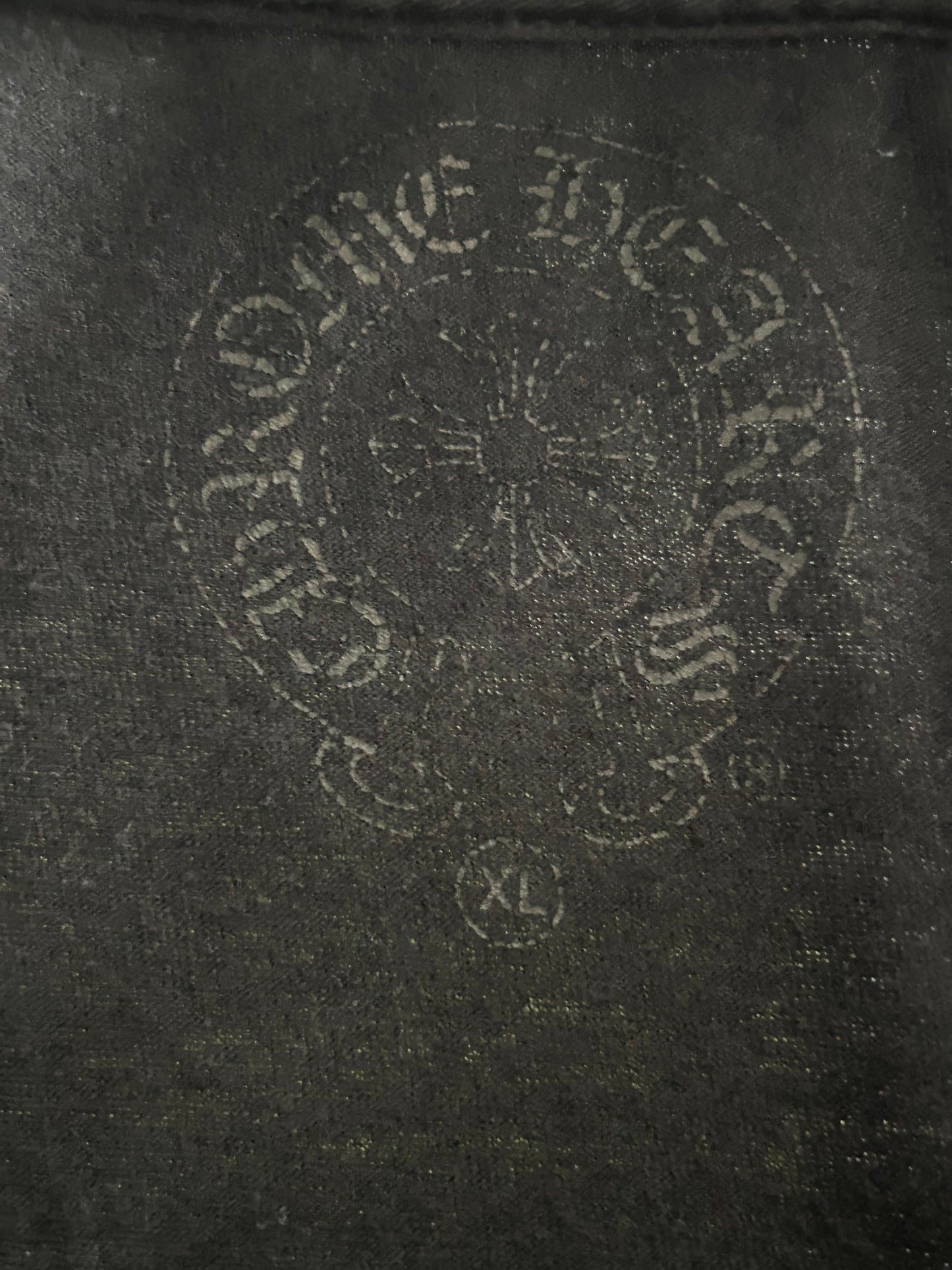Chrome Hearts Foti Black & White Deer Logo T-Shirt