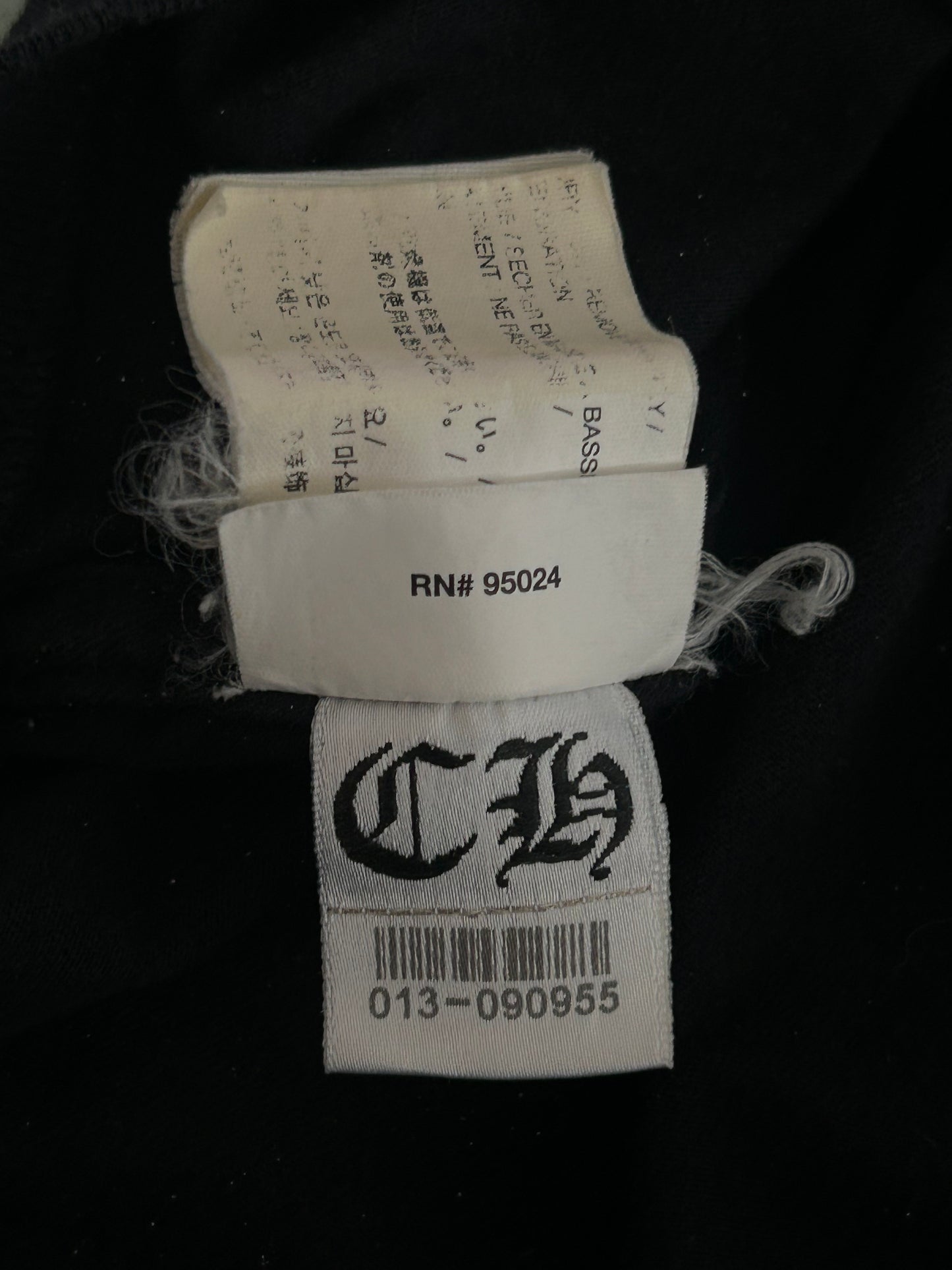 Chrome Hearts Foti Black & White Deer Logo T-Shirt